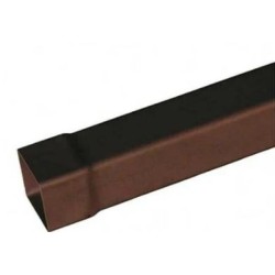TUBO QUADRO 080 MT.3 (Al pezzo) MARRONE