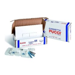 PLACCA COMANDO PUCCI ECO DOPPIO TASTO CROMO  KIT NEW DI 33 x 18 SOSTITUZIONE 80179562