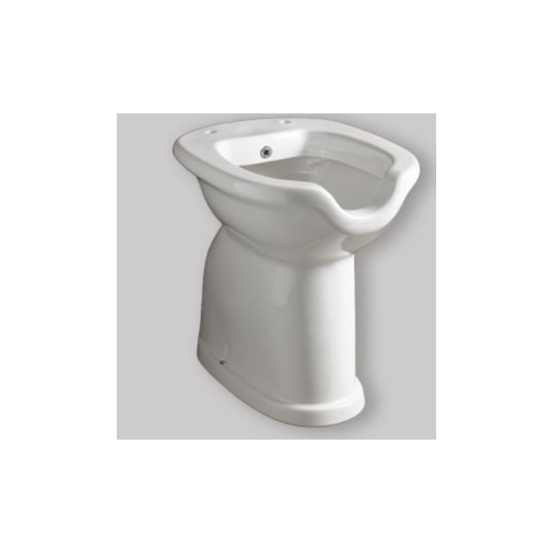 VASO BIDET DISABILE COMFORT CON EROGATORE  SCARICO PAVIMENTO