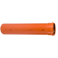 TUBO PVC D.250 DA 2MT PER FOGNTURA CON ORING