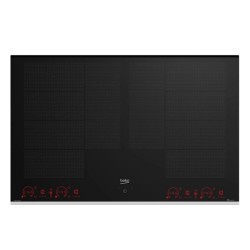 Piano induzione da 60 cm, 4 zone, Potenza totale, 7,2 kW, Comandi Touch Direct Control con 9 livelli di potenza, Limitatore di p