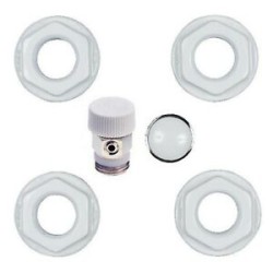 KIT TAPPI  PER RADIATORE 1/2 NEUTRAL WHITE FONDITAL