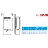 SCALDABAGNO A GAS BOSCH THERM 5600 O 12 V23 OUTDOOR 12 LT METANO C.S.