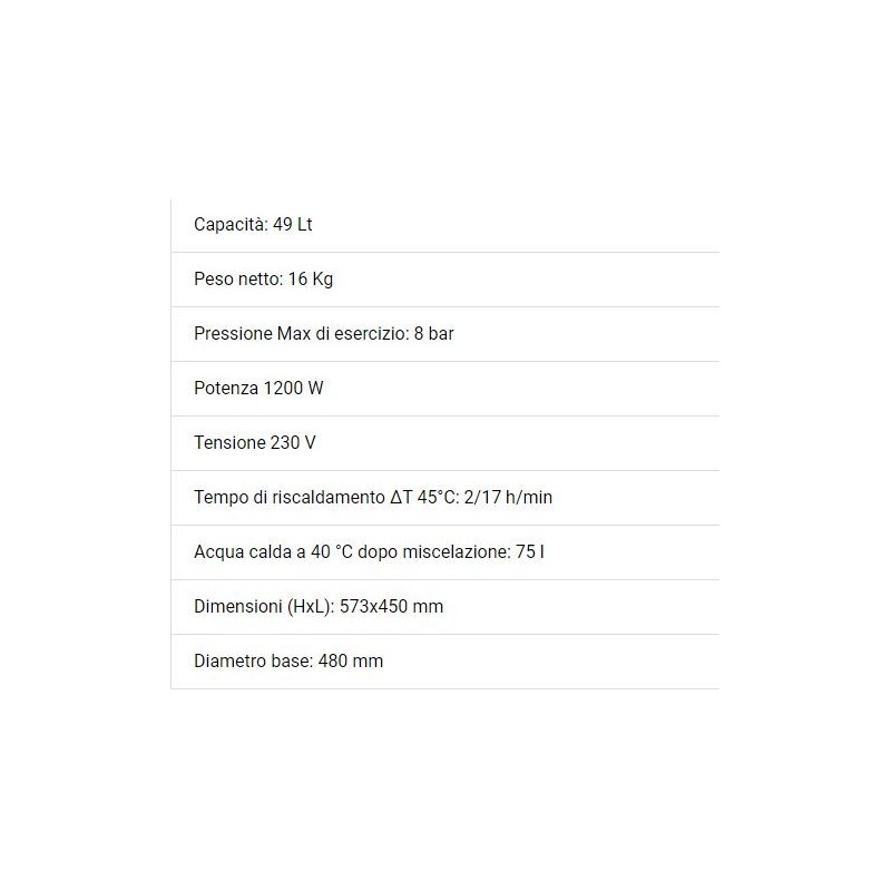 SCALDABAGNO ELETTRICO ARISTON FAIS  LT 50 VERTICALE FLANGIATO GARANZIA 2 ANNI