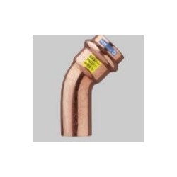 CURVA RAME A PRESSARE MF 22 A 45° GAS