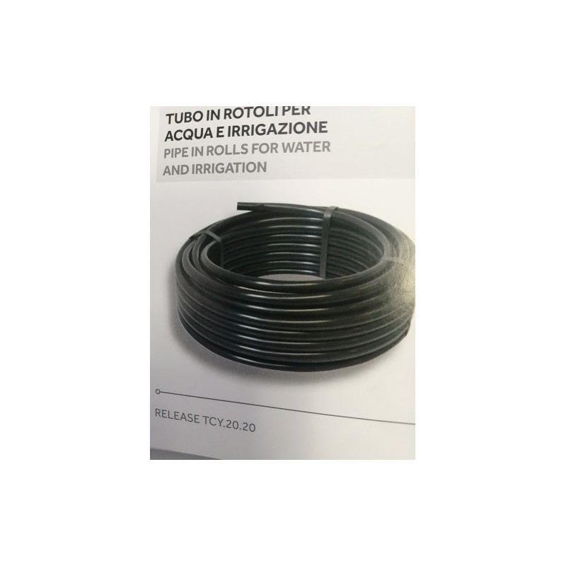 Tubi POLIETILENE PER IRRIGAZIONE D.110 ROTOLI PN 6 mt.50 PREZZO AL MT.