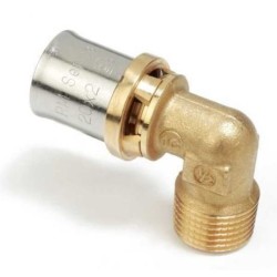 GOMITO A 90° MASCHIO 1 1/4X40 MULT. A PRESSARE