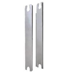 FIANCHETTI PER RADIATORI BLITZ B4 BIANCHI PER INTERASSE 500