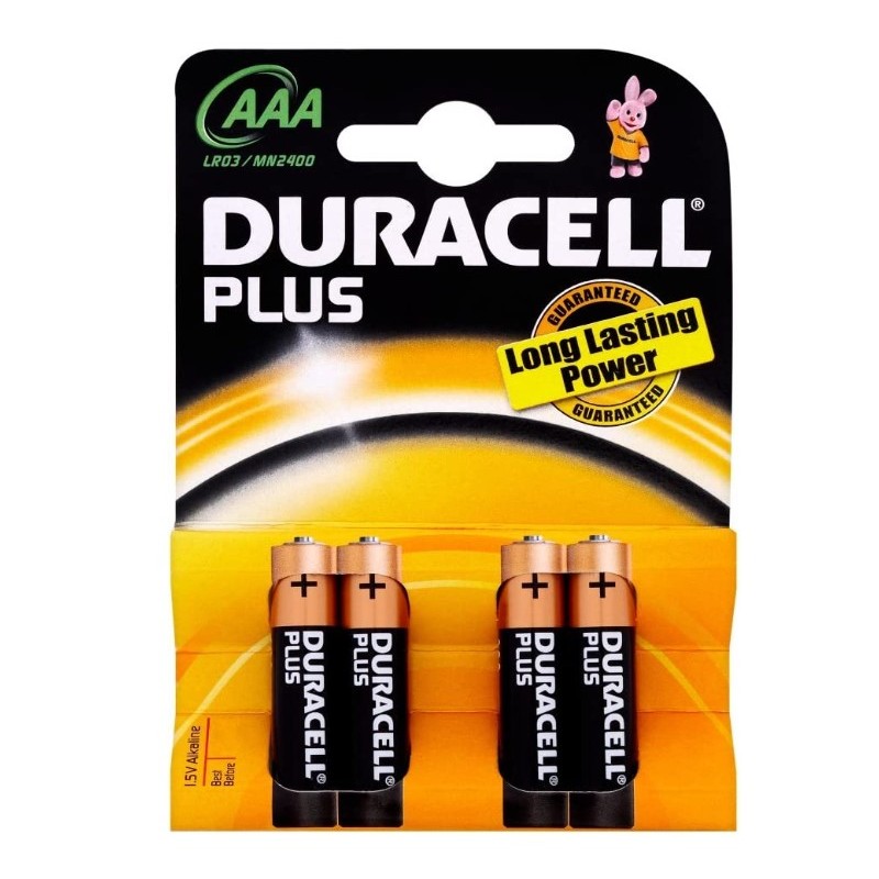 BATTERIE STILO  DURACELL  AAA 4PZ.