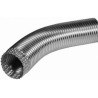 TUBO FLESSIBILE ALLUMINIO MM.100 CROMO 10 MT