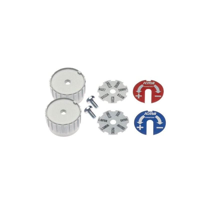 KIT VOLANTINO PER COLLETTORI  ICMA A 3 VIE BIANCO