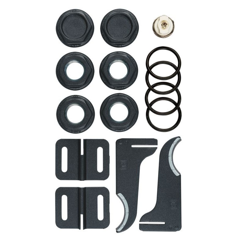 KIT TAPPI PER RADIATORE ALL.1X3/8
NERO OPACO FONDITAL CON STAFFE