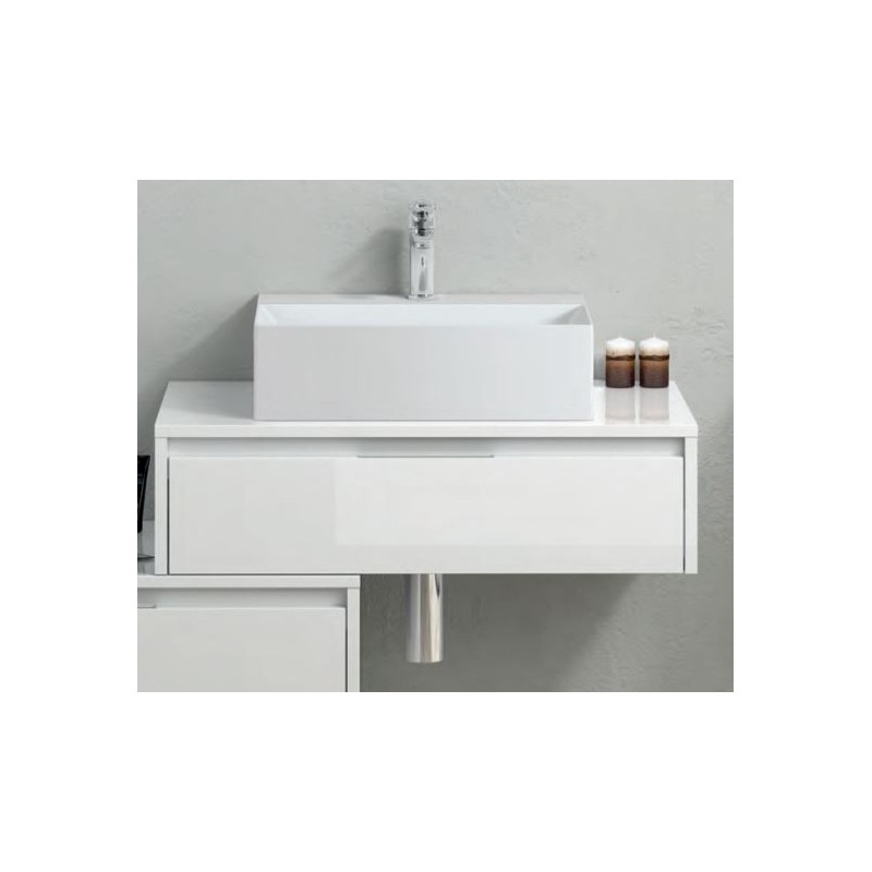 LAVABO APPOGGIO TREVI L.53 H. 14 P. 42 CERAMICA BIANCO
