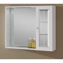 SPECCHIO CON ANTINA E ILLUMINAZIONE CM. 72 TIZIANA