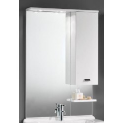 SPECCHIO CON ANTA DX CON ILLUMINAZIONE RIMINI 73 CM