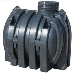 SERBATOIO IN POLIETILENE LT.10.000 PER USO INTERRATO ORIZ.TELCOM NER 10.000 H.275  L- 229  P.270