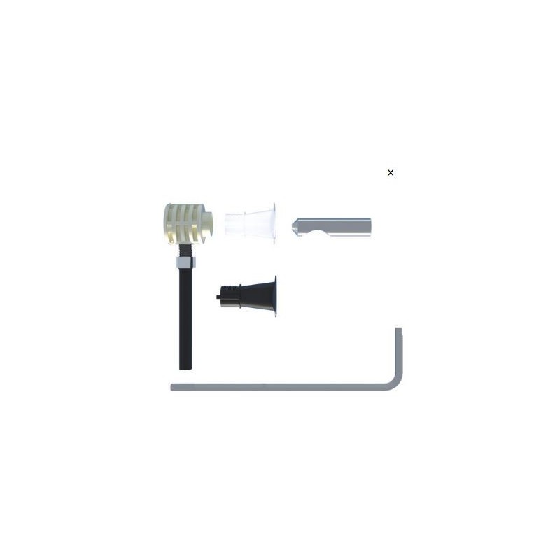 KIT FISSAGGIO SANITARI SOSPESI ATTACCO DA SOTTO