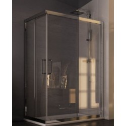 BOX PORTA SOFFIETTO  ESSENCE  85,5 / 90 CROMO CRISTALLO STAMPATO