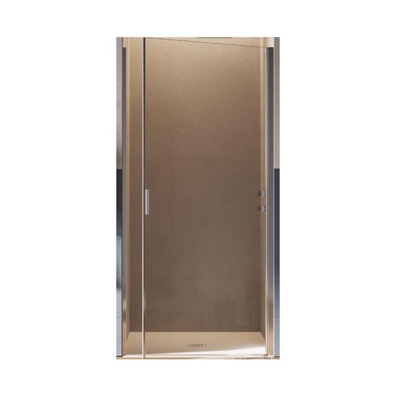 BOX DOCCIA POLARIS POP PORTA A BATTENTE CON FISSO IN LINEA H 200 CM 137-140  TR ULU