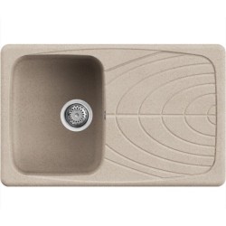 LAVELLO LIFE 500 G48 CEMENTO - LG250048 2 VASCHE SGOCC.SX