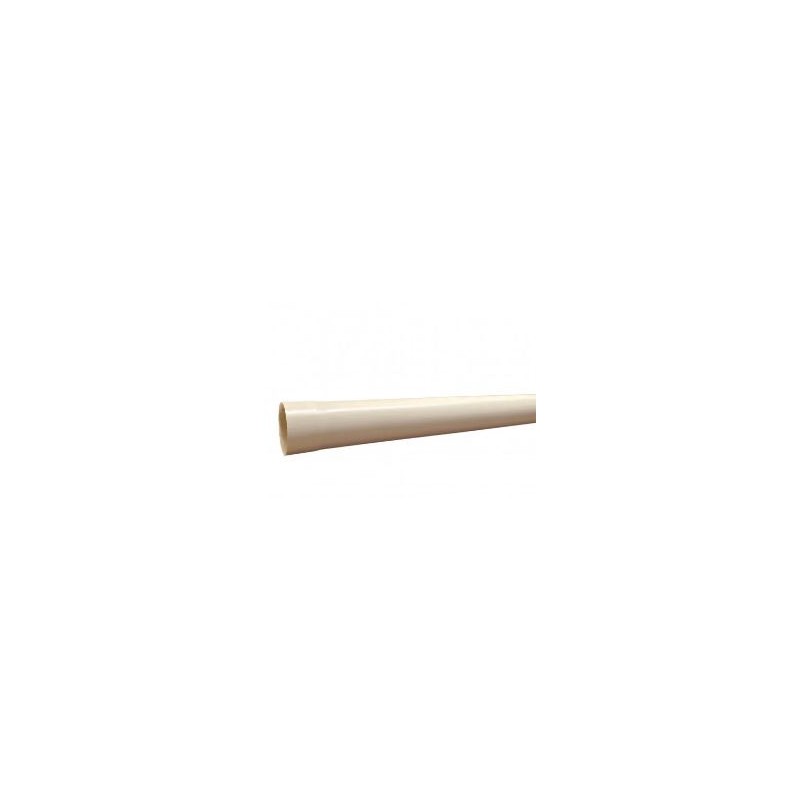TUBO PVC D.125 MT.2 (Al pezzo) AVORIO