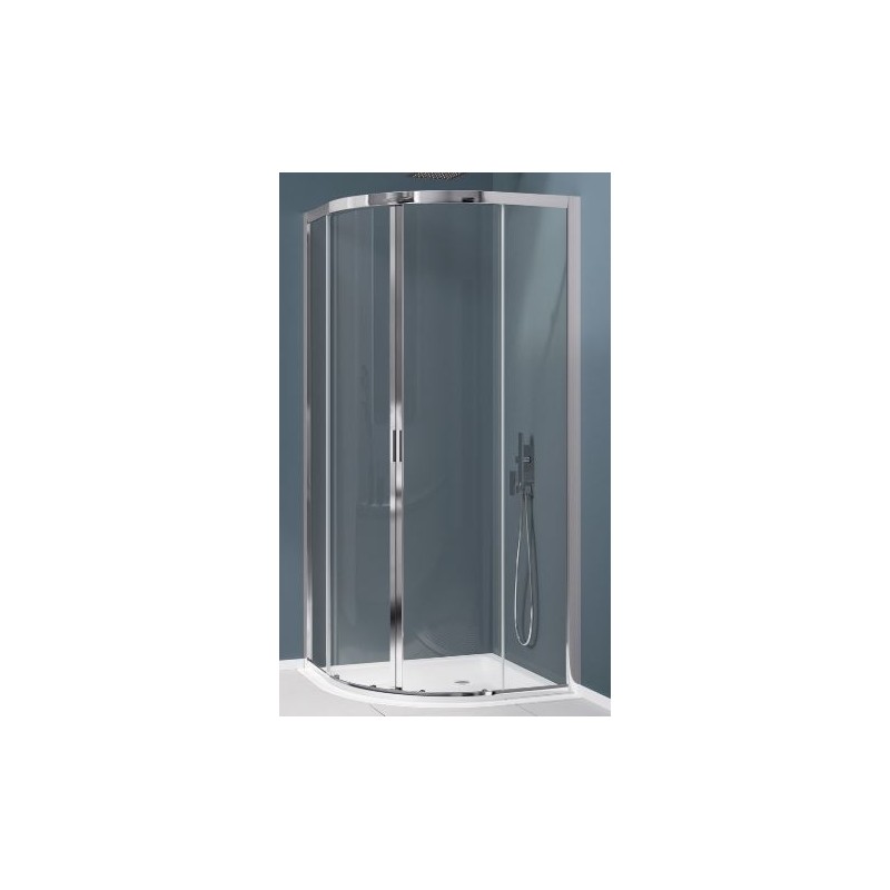 BOX TONDO AMERICA 76X80 PLEX DOPPIA PORTA SCORREVOLE