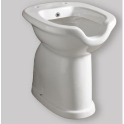 VASO BIDET DISABILE COMFORT CON EROGATORE  SCARICO PARETE