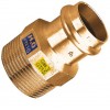 RACCORDO DRITTO RAME A PRESSARE M ''1'' X 28 ACQUA/GAS