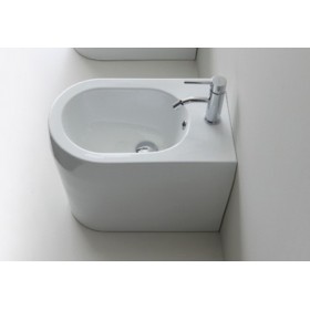 BIDET GENESI  BIANCO FILO PARETE