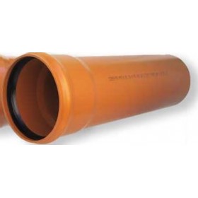 TUBO PVC D.160 MT.3 (Al pezzo) ARANCIO