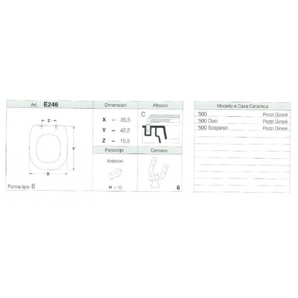 COPRIWATER 500,500 DUO BIANCO