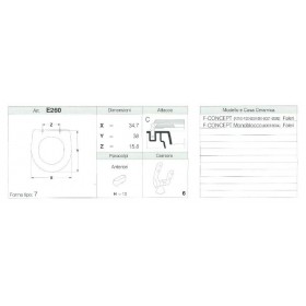 COPRIWATER F-CONCEPT , F-CONCEPT MONOBLOCCO BIANCO