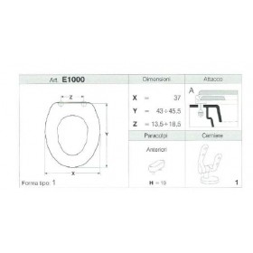 COPRIWATER UNIVERSALE DISEGNO DITA