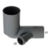 CURVA WC D. 90 DX 40