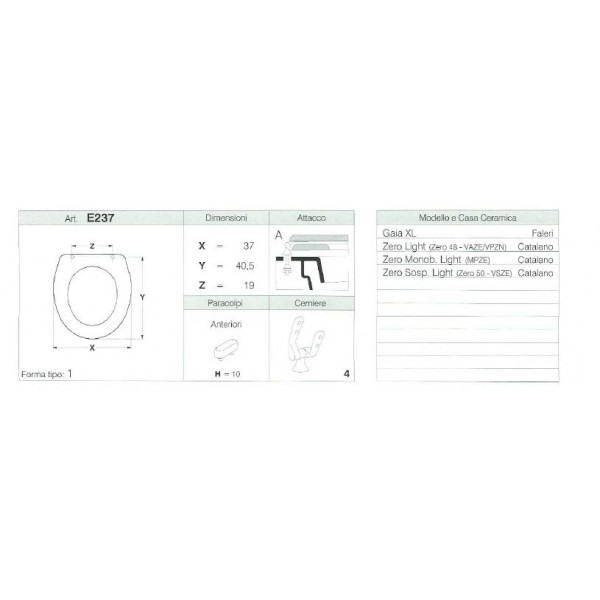 COPRIWATER GAIA XL, ZERO LIGHT, ZERO LIGHT SOSPESO BIANCO