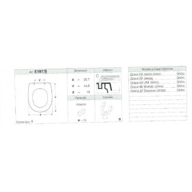 COPRIWATER GRACE 50, GRACE 68 MONOBLOCCO BIANCO