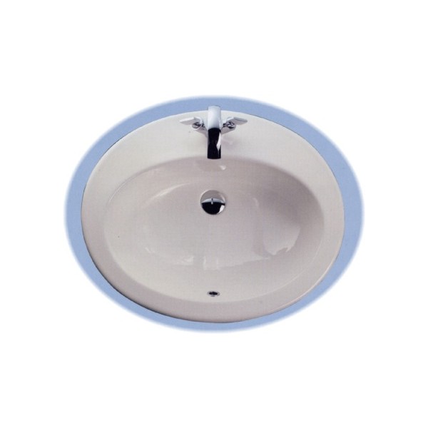 LAVABO INCASSO SOVRAPIANO ELOISE 62X52