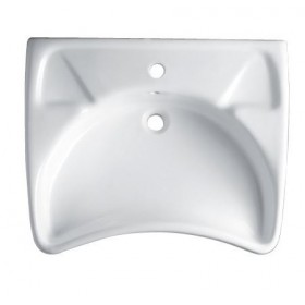 LAVABO PER DISABILI CM 68X55 BIANCO CONFORT