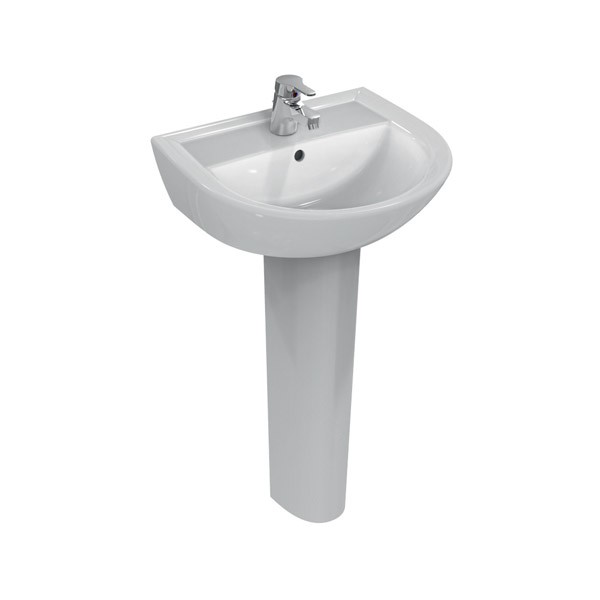 LAVABO QUARZO 55X43 BIANCO DOLOMITE.