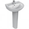 LAVABO QUARZO 55X43 BIANCO DOLOMITE.