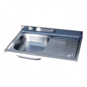 LAVELLO SERIE APPOGGIO 100X50 1 VASCA DX