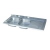 LAVELLO SERIE APPOGGIO 120X50 2 VASCHE DX